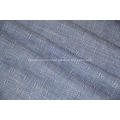 Worsted wool mulberry silk and linen blended fabric